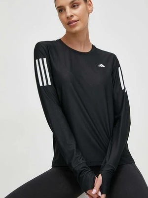 adidas Performance longsleeve do biegania Own the Run kolor czarny IN1568