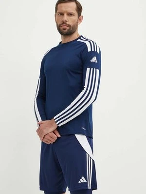 adidas Performance longsleeve treningowy Squadra 21 kolor granatowy wzorzysty GN5790