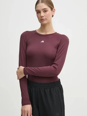 adidas Performance longsleeve treningowy Techfit kolor bordowy JC9966