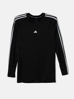 adidas Performance longsleeve treningowy Techfit kolor czarny z aplikacją IN5586