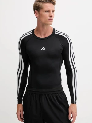adidas Performance longsleeve treningowy Techfit kolor czarny z aplikacją IN5586