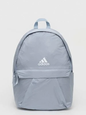 adidas Performance plecak damski kolor niebieski duży z nadrukiem