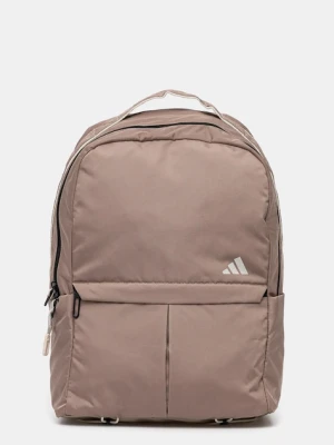 adidas Performance plecak GYM damski kolor brązowy duży gładki JM2740