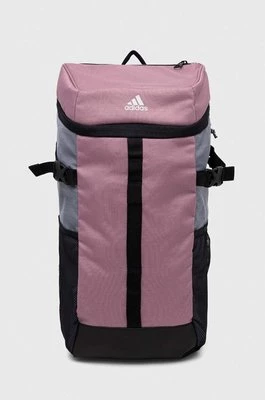 adidas Performance plecak kolor fioletowy duży wzorzysty