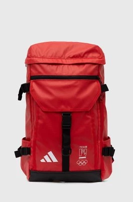 adidas Performance plecak Olympic kolor czerwony duży gładki JF1018