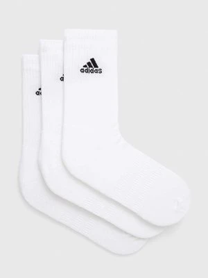 adidas Performance skarpetki 3-pack C SPW CRW 3P kolor biały HT3446