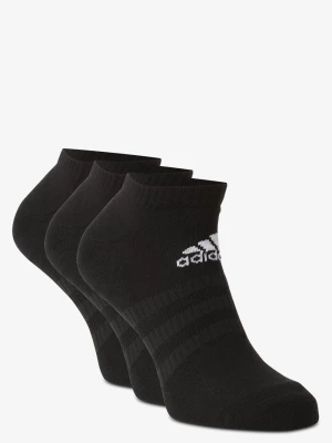 adidas Performance Skarpety pakowane po 3 szt. Mężczyźni drobna dzianina czarny jednolity,