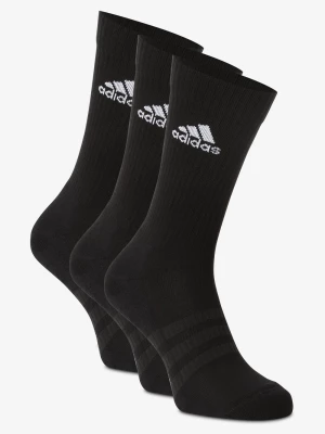 adidas Performance Skarpety pakowane po 3 szt. Mężczyźni drobna dzianina czarny jednolity,