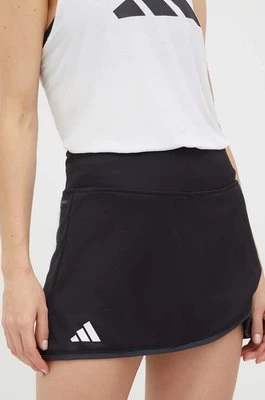 adidas Performance spódnica sportowa Club kolor czarny mini prosta