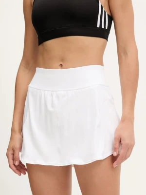 adidas Performance spódnica sportowa Tennis kolor biały mini rozkloszowana JE7102