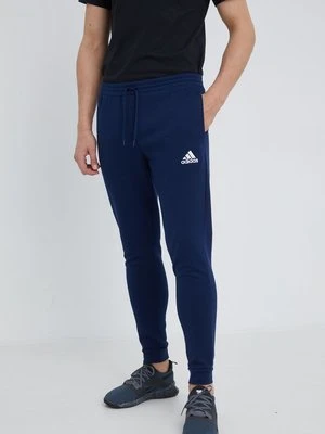 adidas Performance spodnie dresowe Entrada 22 męskie kolor granatowy z aplikacją H57529