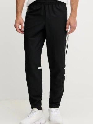 adidas Performance spodnie dresowe SQUADRA męskie kolor czarny wzorzyste JD9273