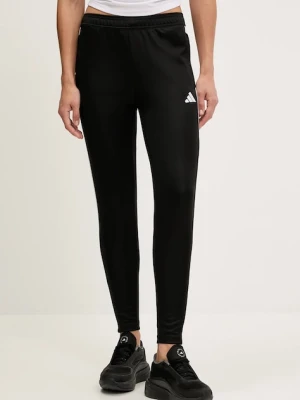 adidas Performance spodnie dresowe Tiro Essentials damskie kolor czarny z aplikacją JP2530