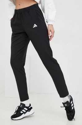 adidas Performance spodnie treningowe damskie kolor czarny gładkie