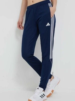 adidas Performance spodnie treningowe Tiro 23 League kolor granatowy z aplikacją HS3539