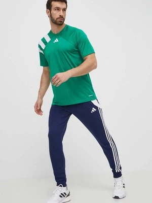 adidas Performance spodnie treningowe Tiro 24 kolor granatowy wzorzyste IS2154