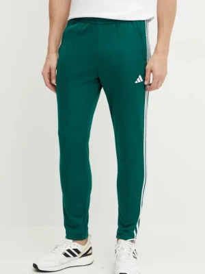 adidas Performance spodnie treningowe Train Essentials kolor zielony z aplikacją JD0336