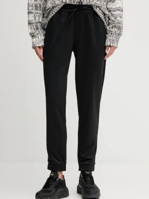 adidas Performance spodnie treningowe WORKOUT ESSENTIALS damskie kolor czarny z nadrukiem JW2697