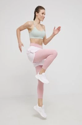 adidas Performance szorty HD2809 damskie kolor różowy gładkie medium waist