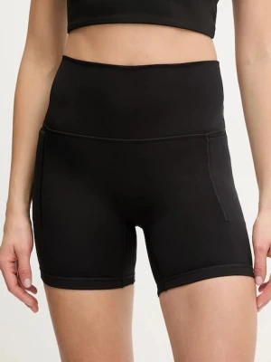 adidas Performance szorty treningowe damskie kolor czarny gładkie medium waist KT3301