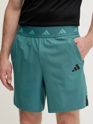 adidas Performance szorty treningowe GYM+ męskie kolor zielony JW7387