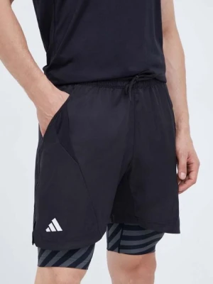 adidas Performance szorty treningowe kolor czarny