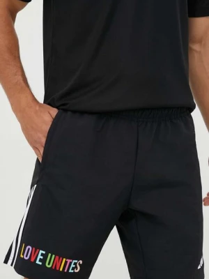 adidas Performance szorty treningowe Pride Tiro Downtime kolor czarny