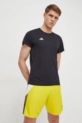 adidas Performance t-shirt do biegania Adizero Adizero kolor czarny gładki IN1156