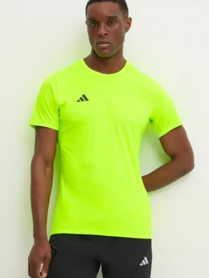 adidas Performance t-shirt do biegania Adizero kolor zielony gładki IX2841