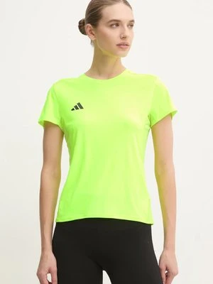 adidas Performance t-shirt do biegania Adizero kolor zielony IX2837