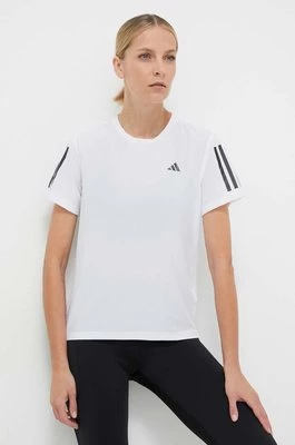 adidas Performance t-shirt do biegania Own the Run Own the Run kolor biały IK7442