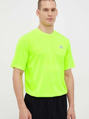 adidas Performance t-shirt do biegania Ultimate zielony