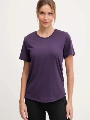 adidas Performance t-shirt do jogi Motion damski kolor fioletowy JM4484