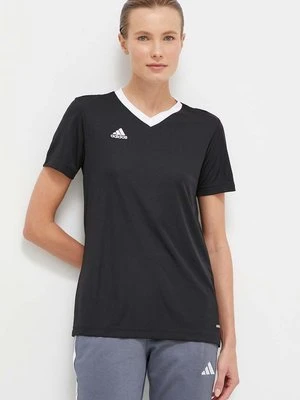 adidas Performance t-shirt Entrada 23 damski kolor czarny H57572