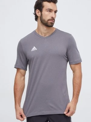 adidas Performance t-shirt Entrada 22 kolor szary z aplikacją HC0449