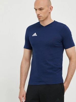 adidas Performance t-shirt Entrada 22 męski kolor granatowy gładki HC0450