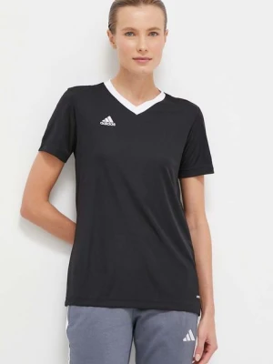 adidas Performance t-shirt Entrada 23 damski kolor czarny H57572