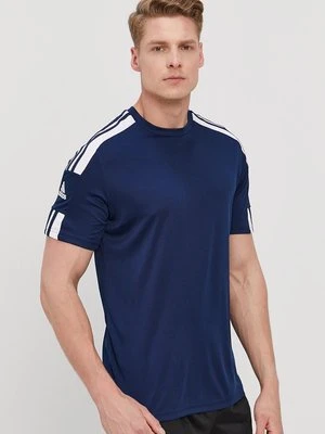 adidas Performance t-shirt męski kolor granatowy z nadrukiem GN5724