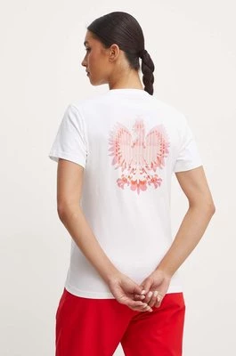 adidas Performance t-shirt Polska damski kolor biały JF6711