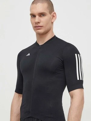 adidas Performance t-shirt rowerowy Tempo kolor czarny z nadrukiem IR7933