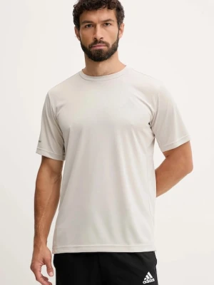 adidas Performance t-shirt Training Essentials Holiday męski kolor beżowy gładki JZ4162