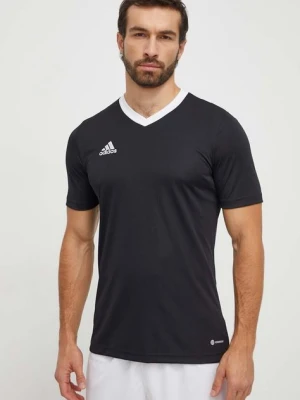 adidas Performance t-shirt treningowy Entrada 22 kolor czarny z aplikacją HE1573