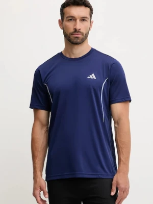 adidas Performance t-shirt treningowy INTENSITY męski kolor granatowy wzorzysty JZ8491