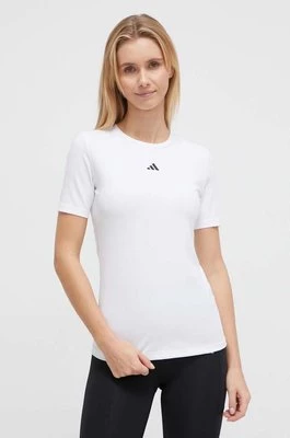 adidas Performance t-shirt treningowy kolor biały HN9076
