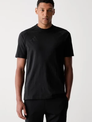 adidas Performance T-shirt treningowy męski bawełniany Tiro 25 czarny