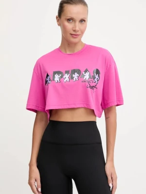 adidas Performance t-shirt treningowy PRIDE damski kolor różowy JL7612