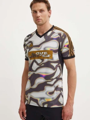 adidas Performance t-shirt treningowy Pride kolor czarny wzorzysty IW3955