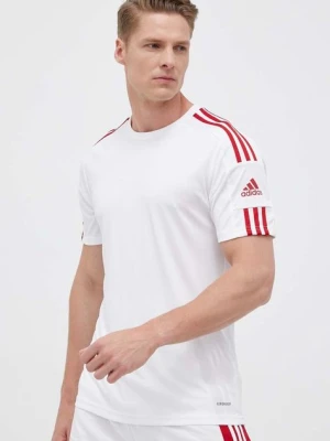 adidas Performance t-shirt treningowy Squadra 21 kolor biały z aplikacją GN5725