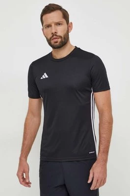 adidas Performance t-shirt treningowy Tabela 23 kolor czarny z aplikacją H44529