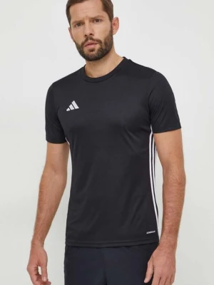 adidas Performance t-shirt treningowy Tabela 23 kolor czarny z aplikacją H44529